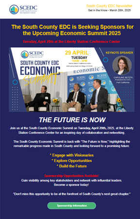 South County EDC News for March 28th, 2025 SCEDC