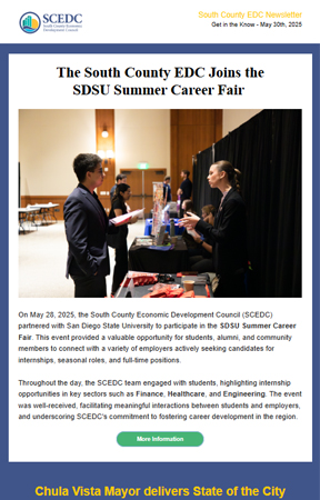 May 30th, 2025 SCEDC News SCEDC