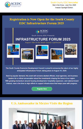 SCEDC Newsletter for July 21, 2025 SCEDC