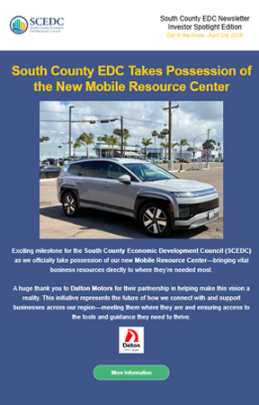 South County EDC News for April 3rd, 2026 SCEDC
